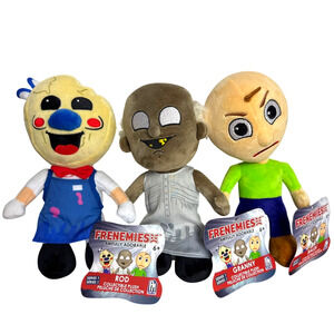 Frenemies Stuffed Plush Figures Lot Rod Granny Baldi NWT 9" Roblox Series 1